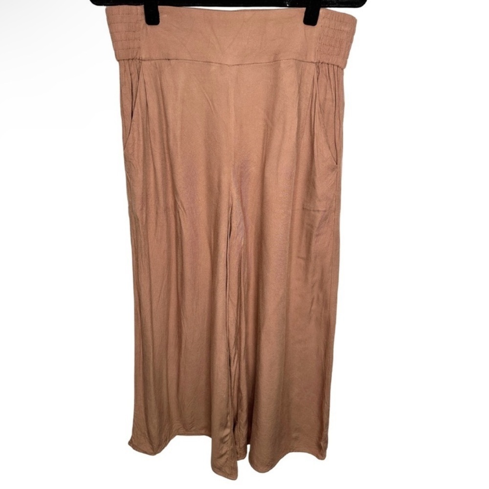 Azure Skies | Wide Leg Pants in Taupe L